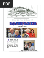 February - 2011 Volume - 264 Founded - 1987: Maxine Maas & Linda Nutting Hosted The First 2011 Potluck