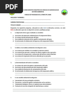 Examen de Conocimientos y Preguntas de Entrevista Personal Maestria en Ciencias en Agroecologia