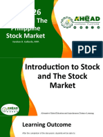 Intro To Stock and Stock Market