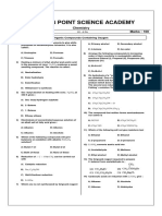 Success Point Science Academy: Chemistry Time: 1.00 HR Marks: 100