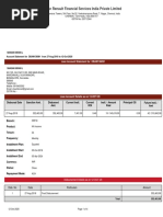 Nissan Renault Financial Services India Private Limited: Loan Account Statement For DBAN136091