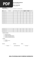 Property Inventory: Msu-Iit National Multi-Purpose Cooperative