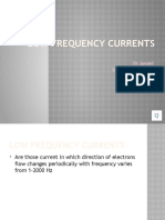 Low Frequency Currents