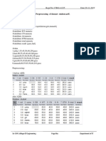 1) Aim: Demonstration of Preprocessing of Dataset Student - Arff