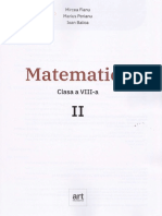 Matematica - Clasa 8. Sem. 2 PDF