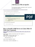 How To Set Up The Htaccess File On Apache