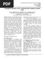 Strength Evaluation of Fly Ash Blend Fibre Reinforced Filler Slab