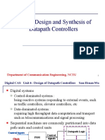 Unit 4 Design and Synthesis of Datapath Controllers: Department of Communication Engineering, NCTU