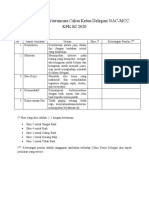 Form Penilaian Wawancara Calon Ketua Delegasi NAC