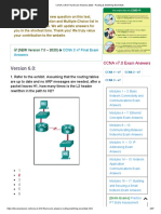 CCNA 2 v6 0 Final Exam Answers 2020 Routing & Switching Essentials