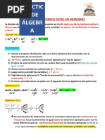 División de Polinomios Entre Un Monomio