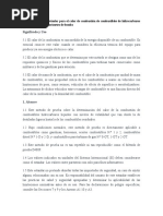 Método de Prueba Estándar para El Calor de Combustión