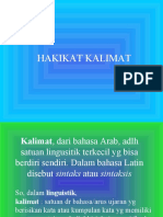 Hakikat Kalimat