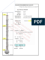 Simplified Calculation For Kemrex Pile Capacity: Q 58.78 Tons