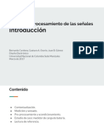 Sensado y Procesamiento de Las Señales - Intro PDF