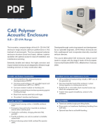 CAE Polymer Acoustic Enclosure: 6.8 - 25 kVA Range