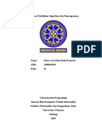 Laporan Praktikum Algoritma Dan Pemrograman 2