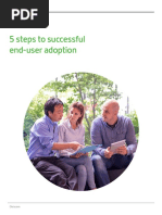 5 Steps To Successful End-User Adoption