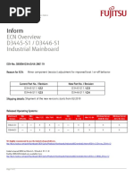 Inform: ECN Overview D3445-S1 / D3446-S1 Industrial Mainboard