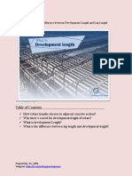 Development Length - Difference Between Development Length and Lap Length