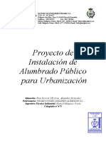 Proyecto Alumbrado Público