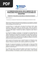 Guía Práctica Salud Mental Situaciones Desastres