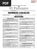 Normas Legales: Umario