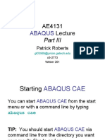 AE4131 ABAQUS Lecture 3