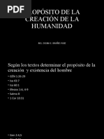 4 Propósito de La Creación de La Humanidad