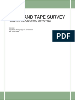 Chain and Tape Survey Gelb 109 Topograph PDF