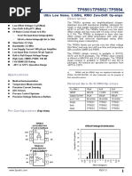 Tp5551/Tp5552 / Tp5554: Ultra Low Noise, 3.5Mhz, Rrio Zero-Drift Op-Amps