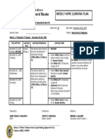 Weekly Learning Plan General Biology 2 WEEK 5 November 02 06 2020