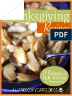 Easy Thanksgiving Recipes 8 Restaurant Side Dishes For Thanksgiving Free Ebook