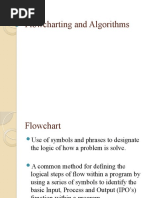 Flowcharting and Algorithms