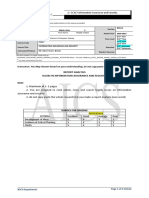 Report Analysis Issues in Information Assurance and Security Note