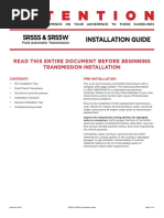 Install Guide - 5R55S & 5R55W