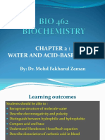 Water and Acid-Base System: By: Dr. Mohd Fakharul Zaman