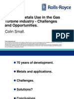 Strategic Metals Use in The Gas Turbine Industry - Challenges and Opportunities