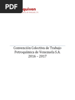 Convencion Colectiva Pequiven 2016-2017 Versión Final 27-04-2016