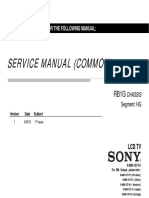 Service Manual (Common) Service Manual (Common) : History Information For The Following Manual