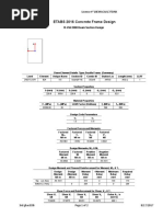 ETABS 2016 Concrete Frame Design: ETABS 2016 16.0.0 License # 18EMACAKL7JTANK