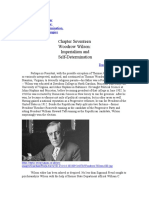 Hapter Seventeen Woodrow Wilson: Imperialism and Self-Determination