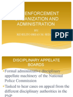 Law Enforcement Organization and Administration