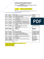 MICR1010 Timetable Sem 2 2019 - 20