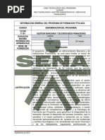 Programa de Tecnologo - en - Gestion - Bancaria - y - de - Instituciones - Financieras PDF