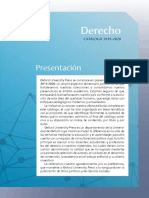 Catalogo Derecho 2019 PDF