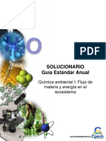 Solucionario Guía Química Ambiental I. Flujo de Materia y Energía en El Ecosistema PDF