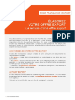 La Remise D'une Offre Export