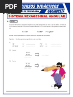 Sistema Sexagesimal Angular para Primero de Secundaria