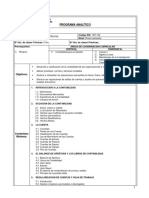 Programa Analítico Contabilidad Basica PDF